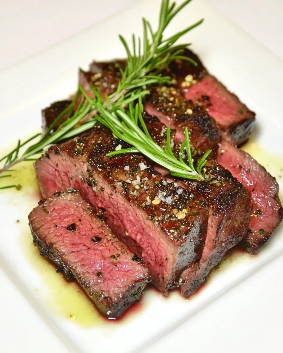 Marinated Flat Iron Steak