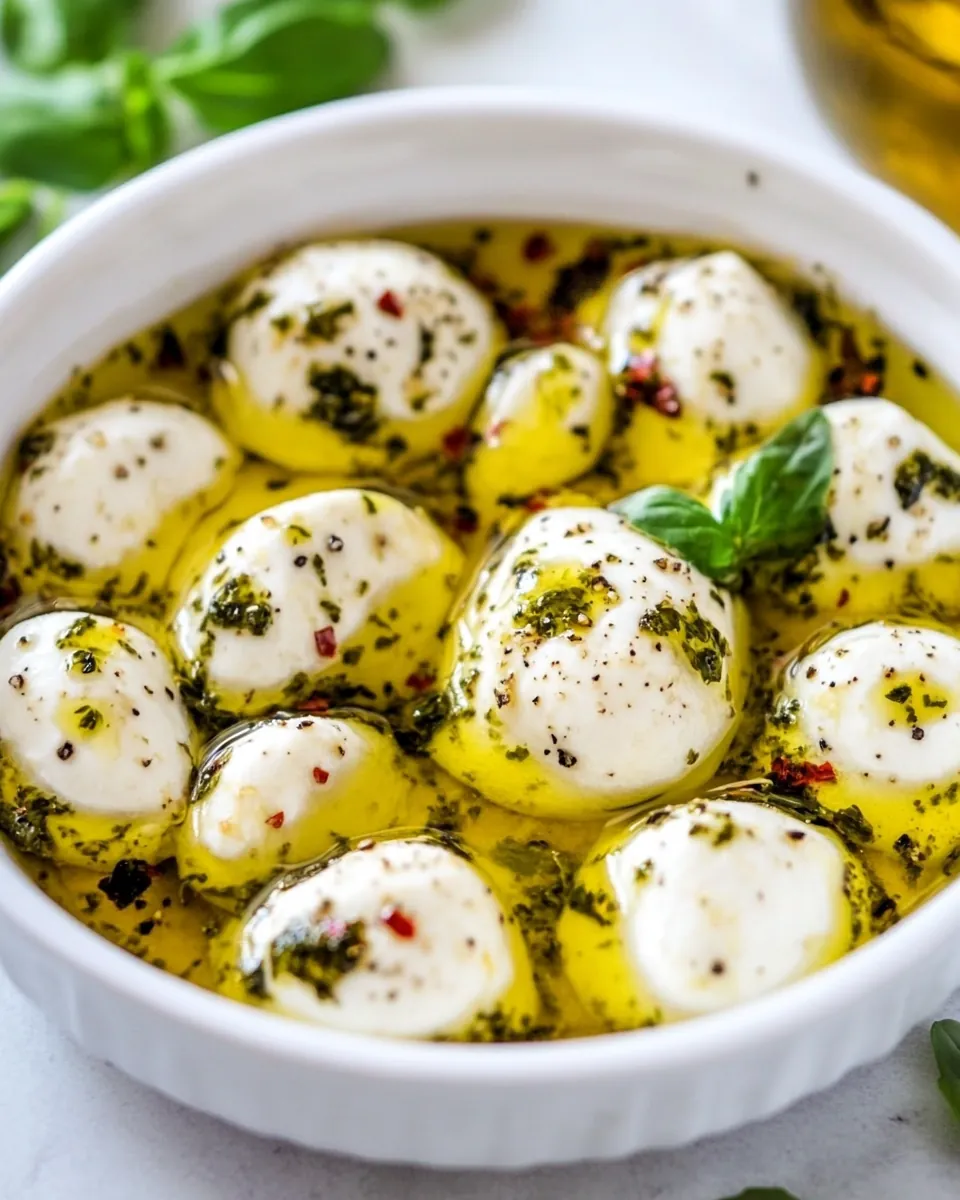 Marinated Mozzarella Balls