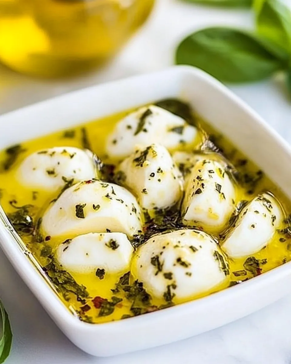 Marinated Mozzarella Balls