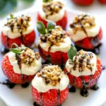 Mascarpone Stuffed Strawberries
