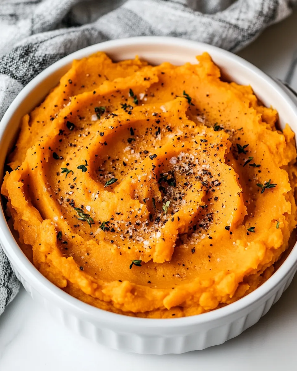 Mashed Sweet Potatoes