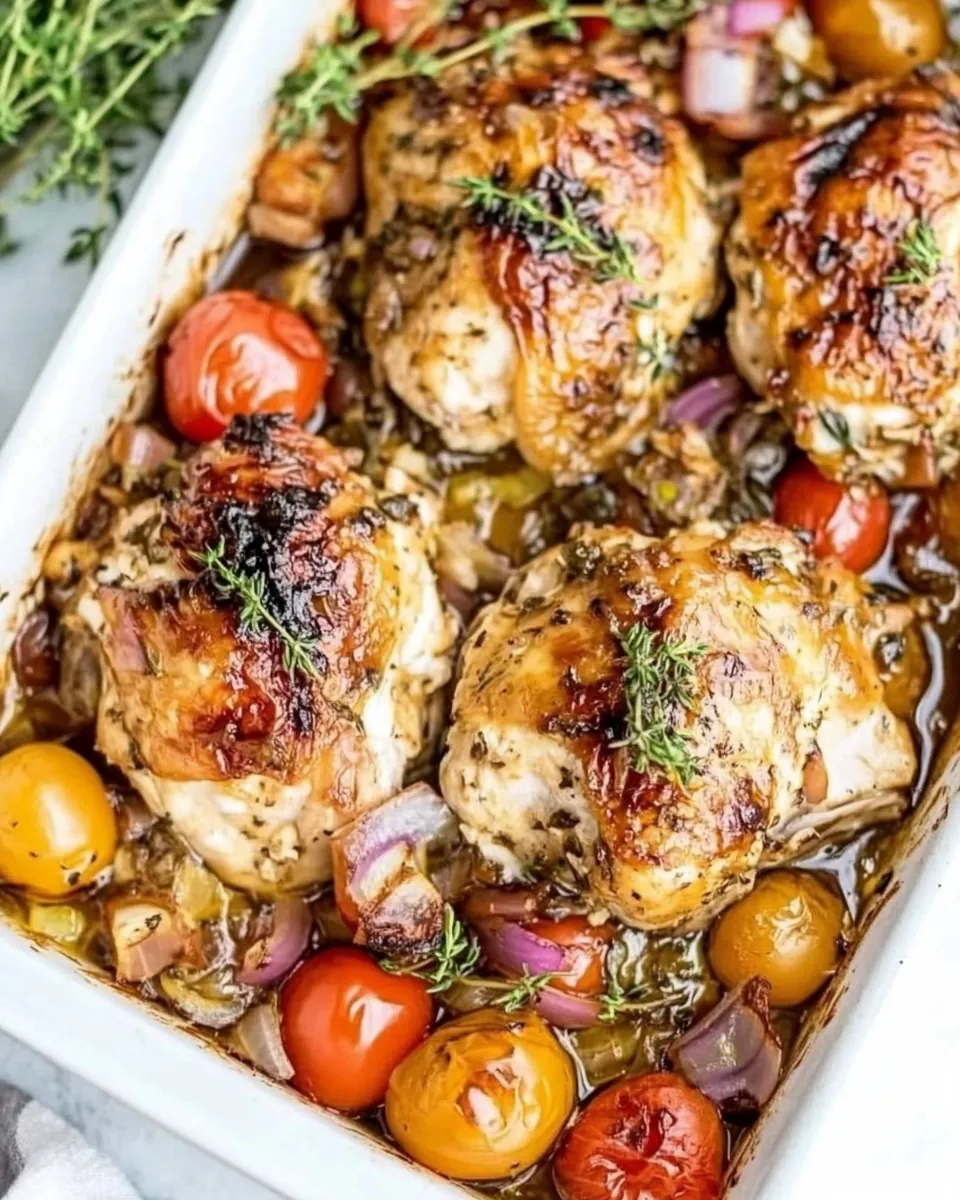 Mediterranean Chicken Bake