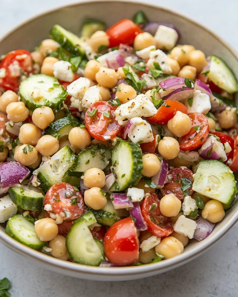 Mediterranean Chickpea Salad