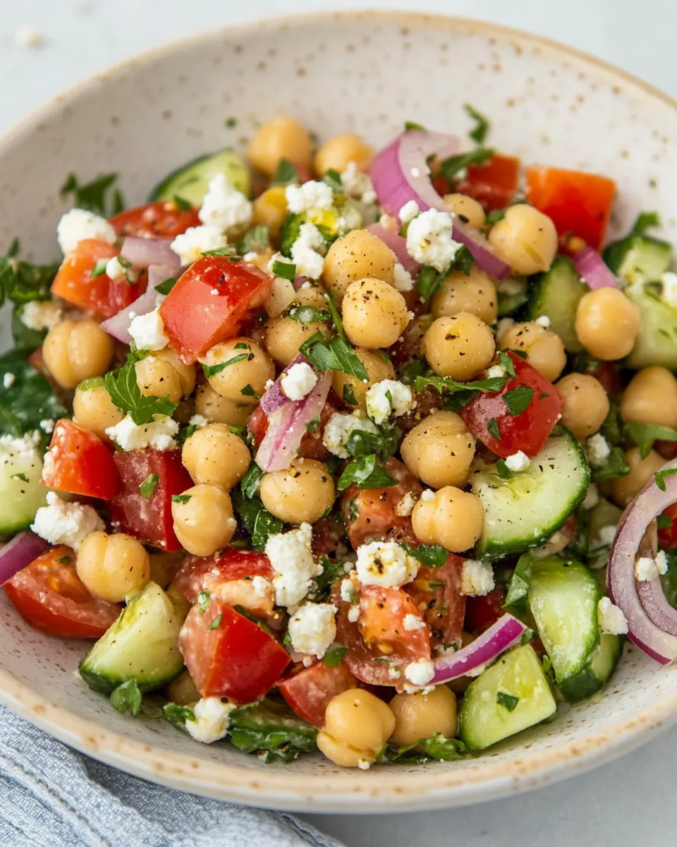Mediterranean Chickpea Salad