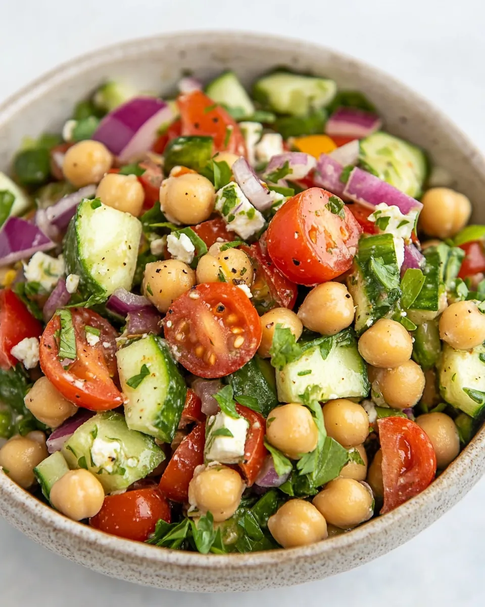Mediterranean Chickpea Salad
