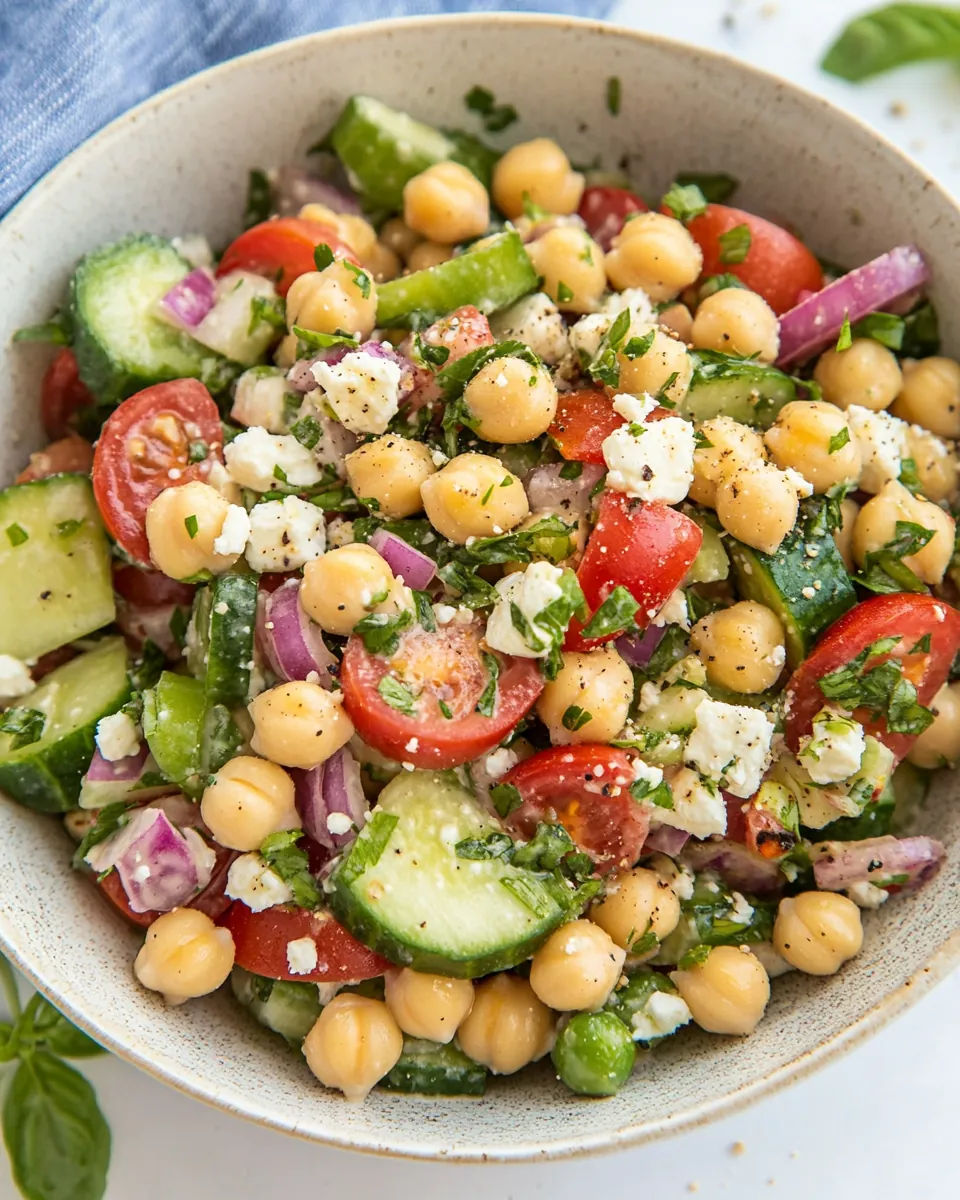 Mediterranean Chickpea Salad