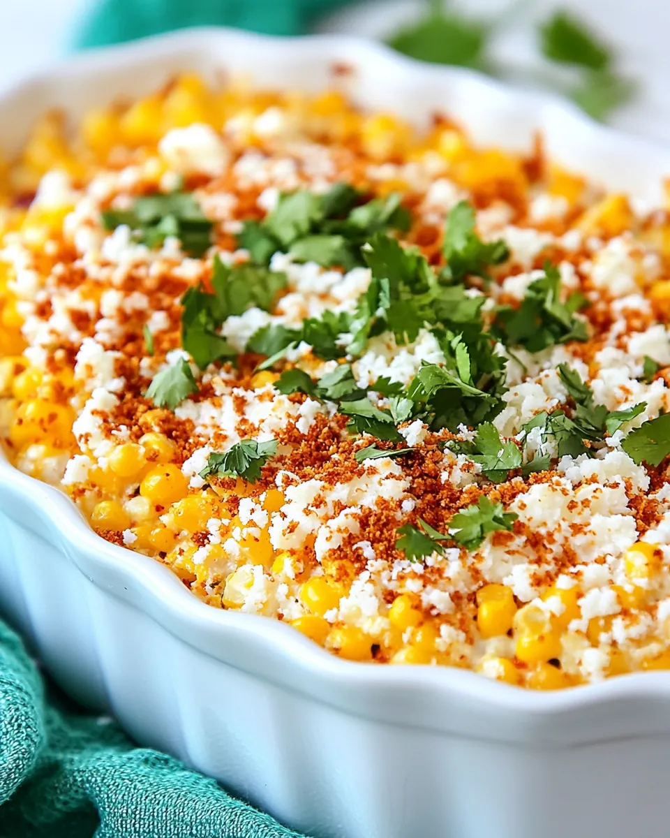 Mexican Street Corn Casserole