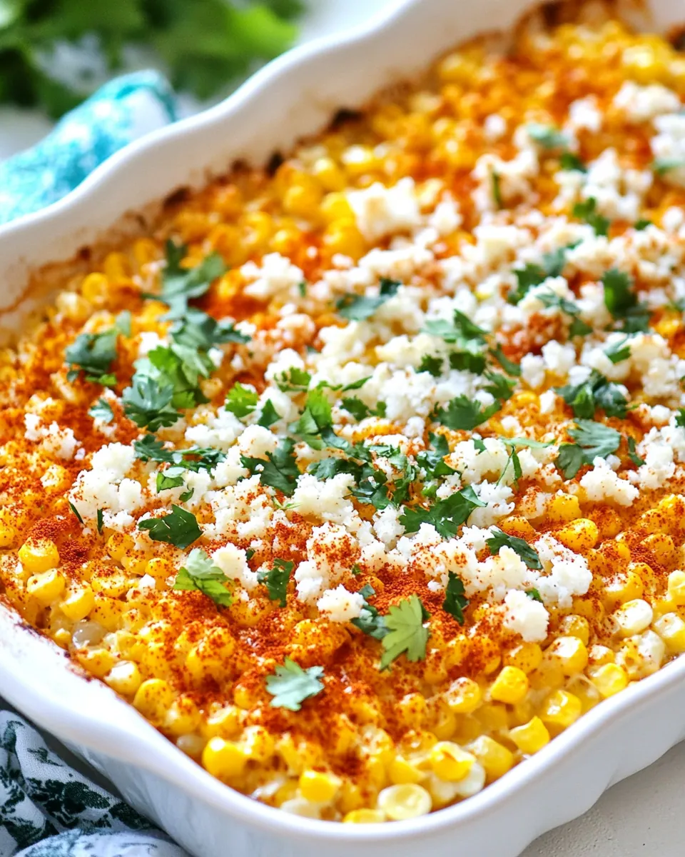 Mexican Street Corn Casserole