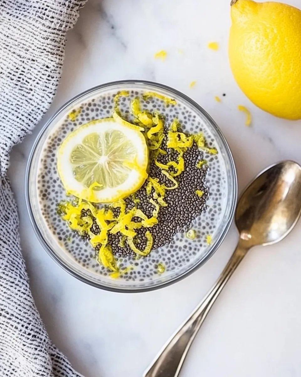 Meyer Lemon Chia Pudding
