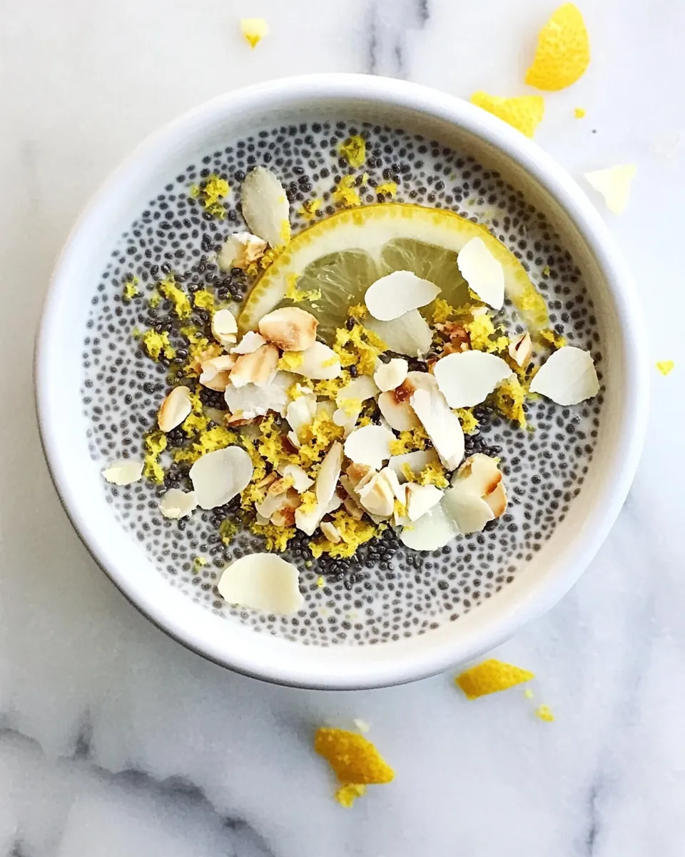 Meyer Lemon Chia Pudding