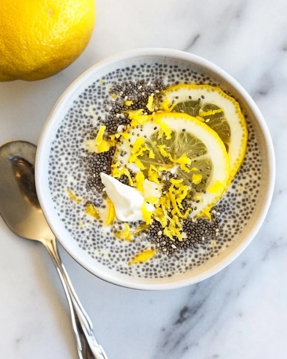 Meyer Lemon Chia Pudding
