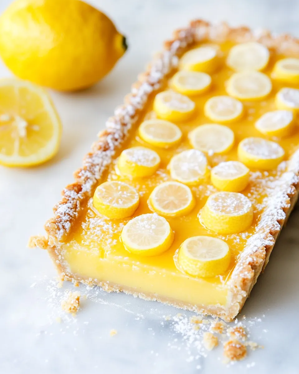 Meyer Lemon Macadamia Nut Tart