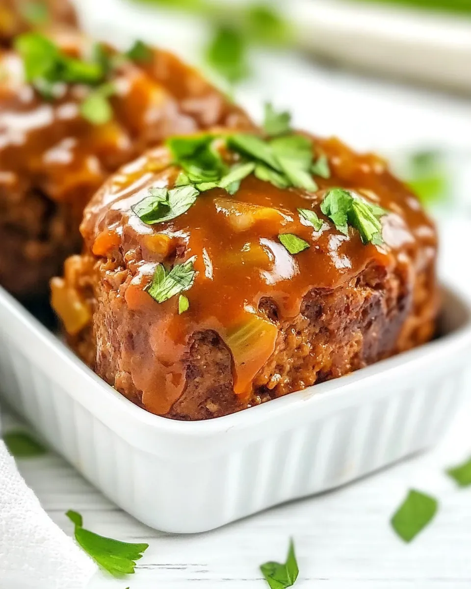 Mini BBQ Meatloaf