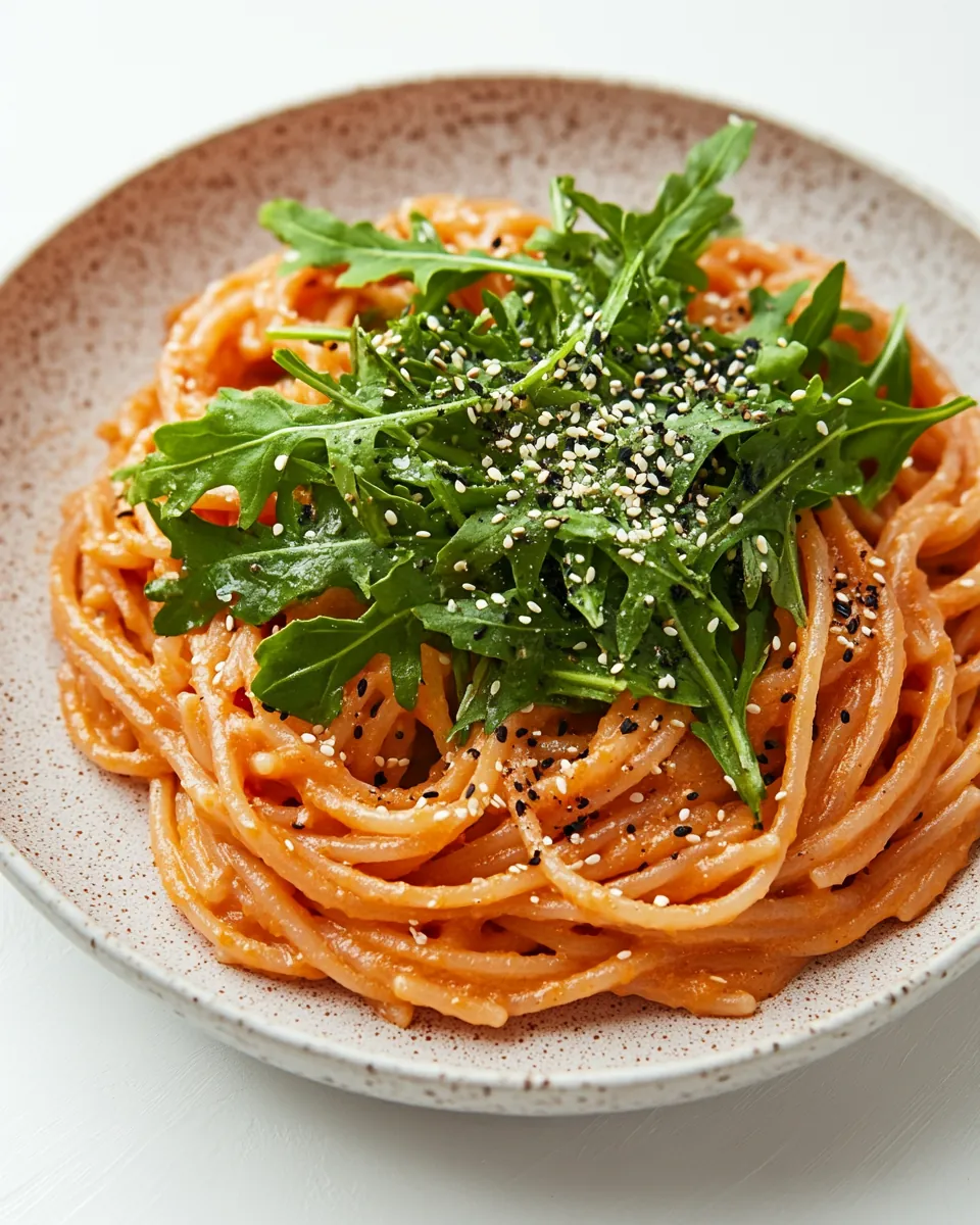 Miso Carrot Pasta