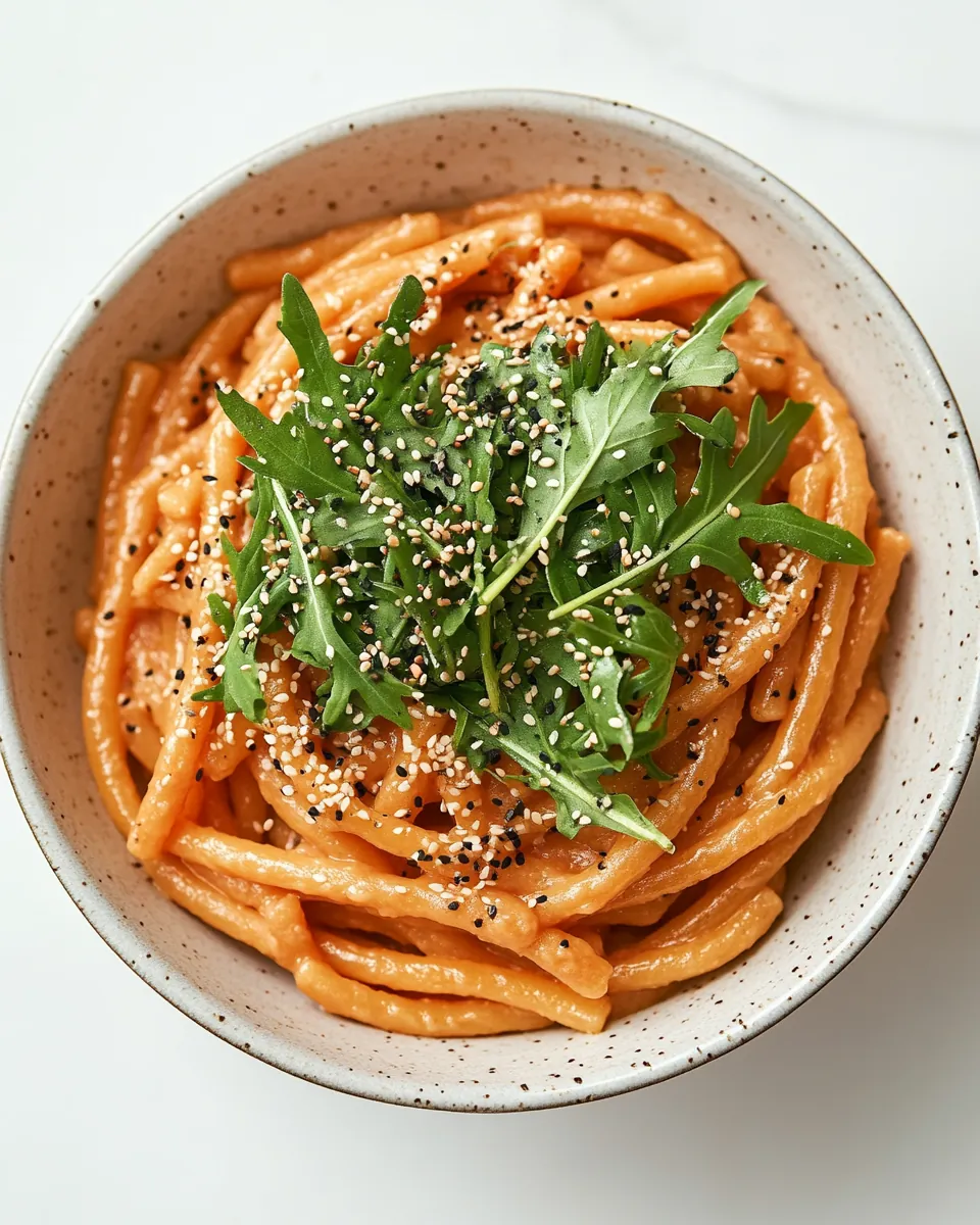 Miso Carrot Pasta
