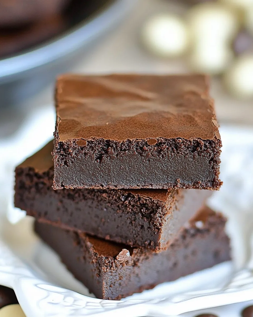 Mocha Truffle Brownies