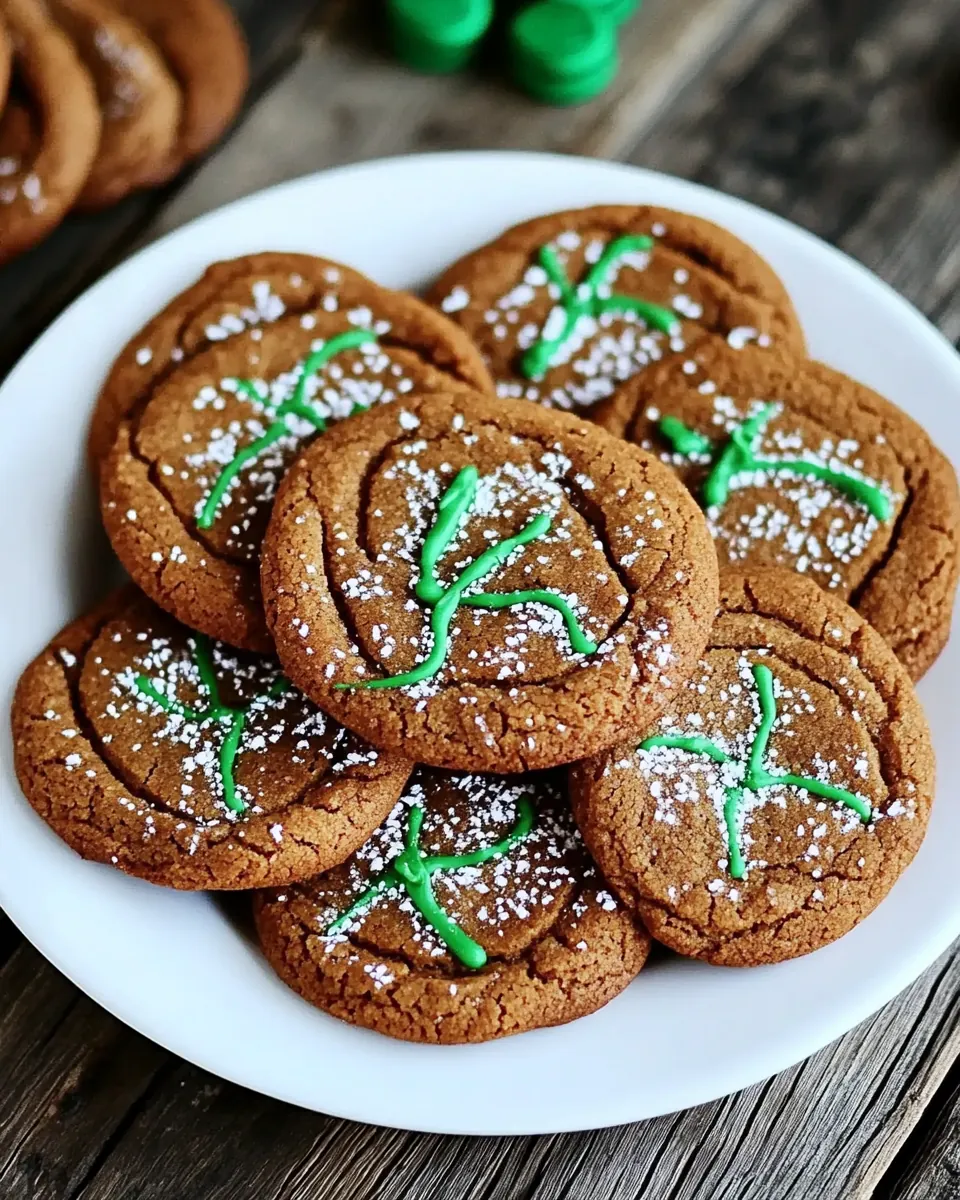 Molasses Honey Ginger Cookies