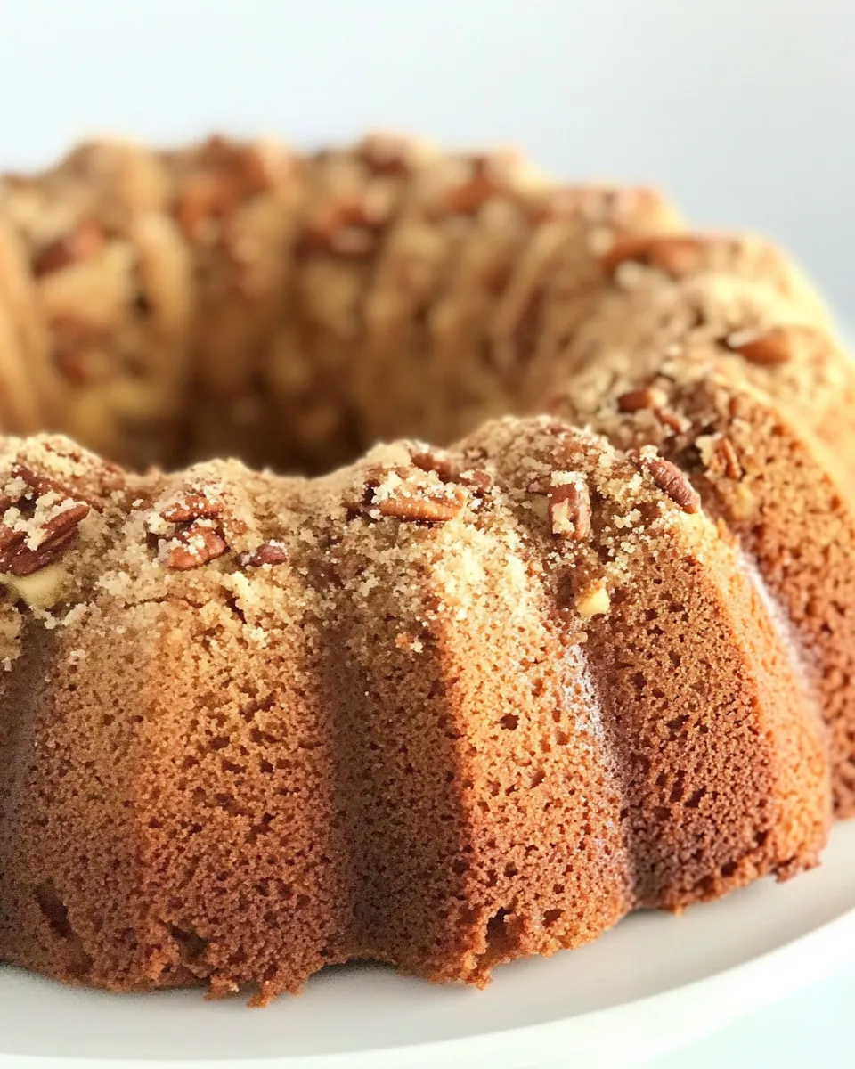 Morning Glory Bundt Cake