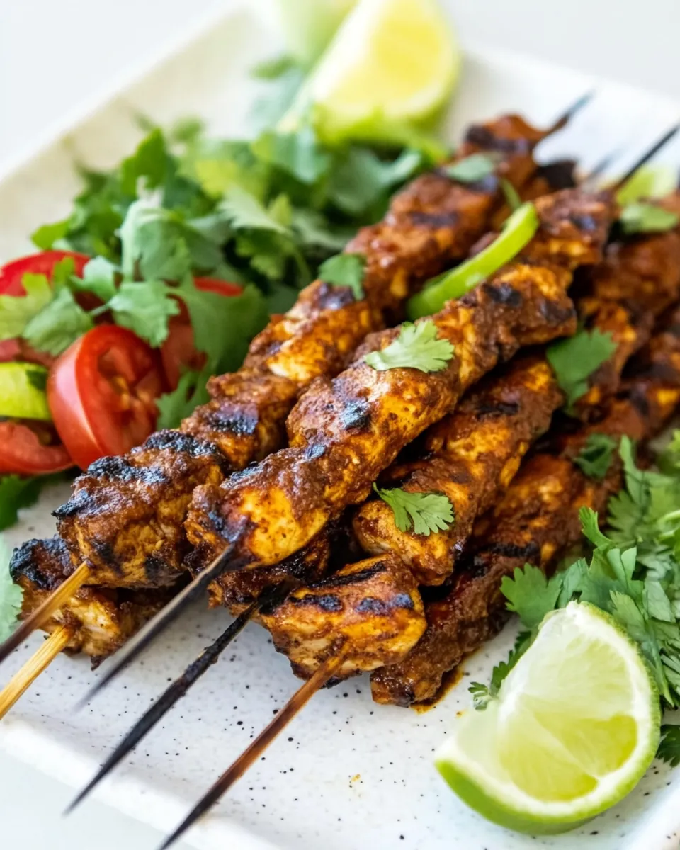 Moroccan Chicken Skewers