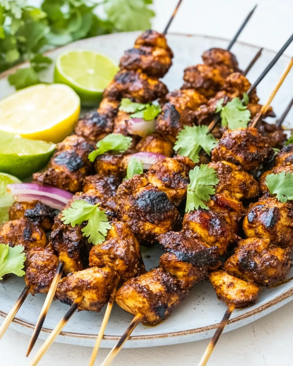 Moroccan Chicken Skewers