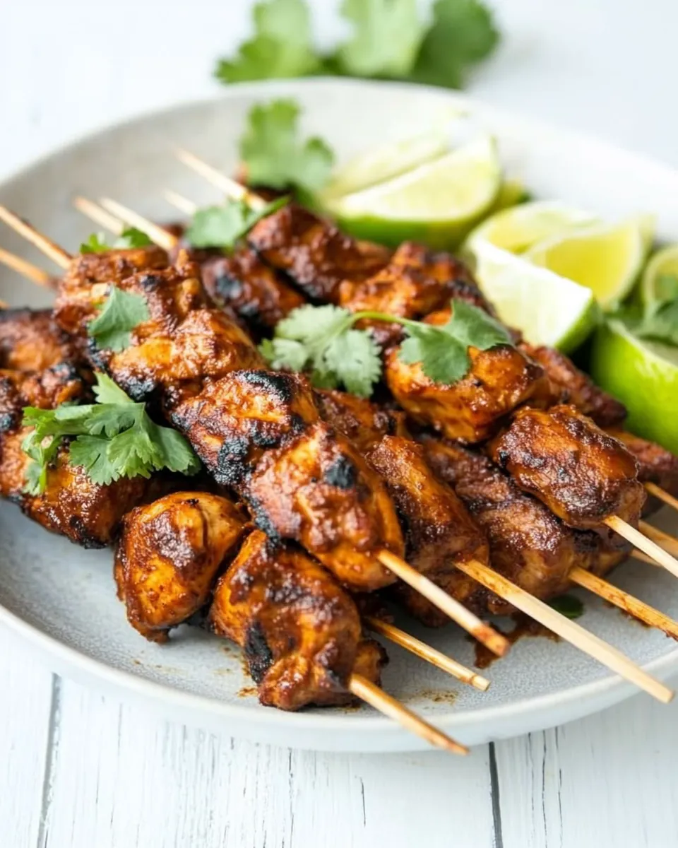 Moroccan Chicken Skewers
