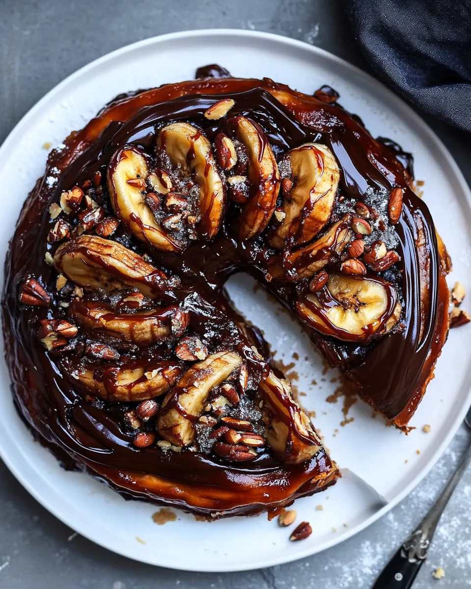 Nutella Banana Tarte Tatin Cinnamon Sugar Roasted Pumpkin Seed Hazelnut Crunch