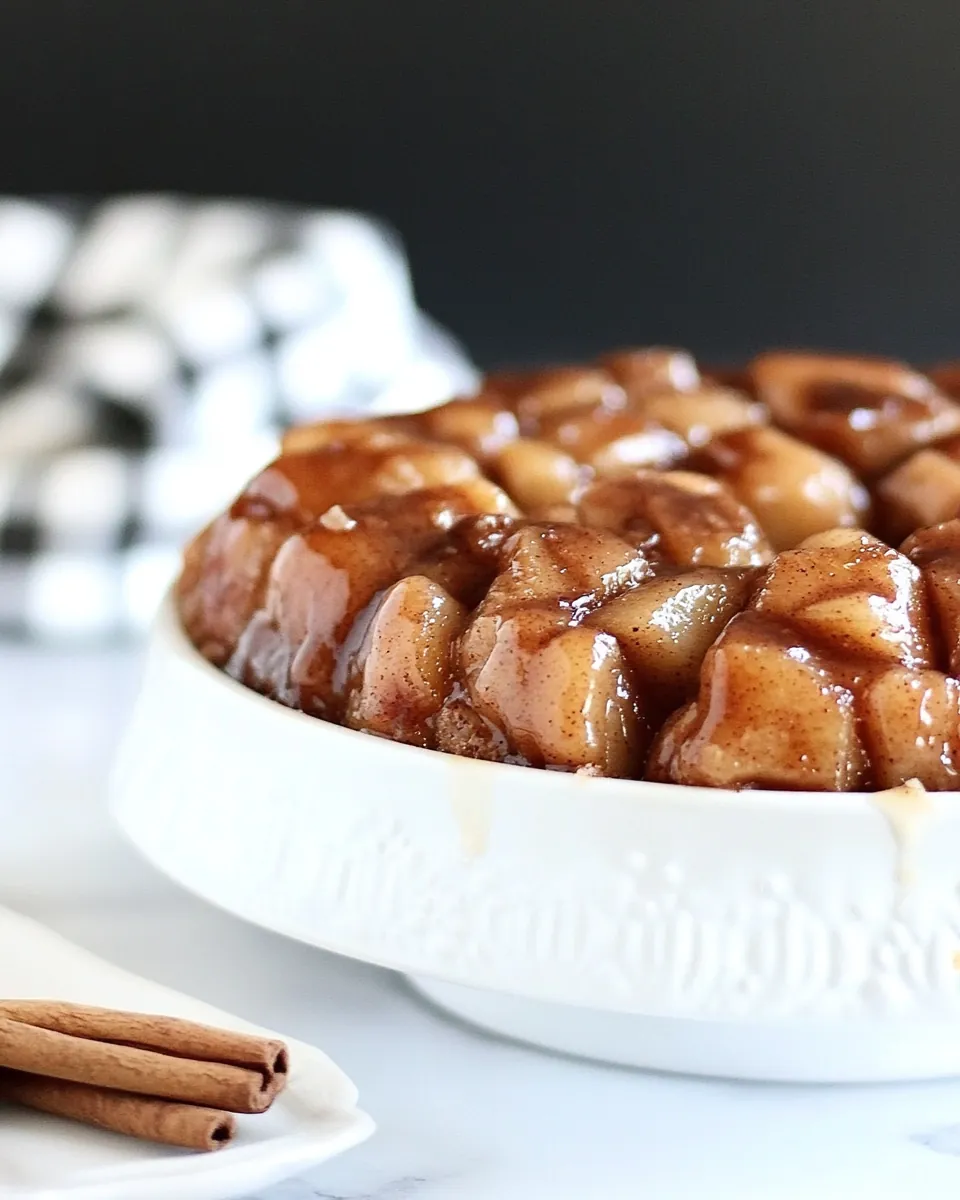 Nutty Cinnamon Roll Apple Cake