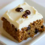 Oatmeal Raisin Snack Cake