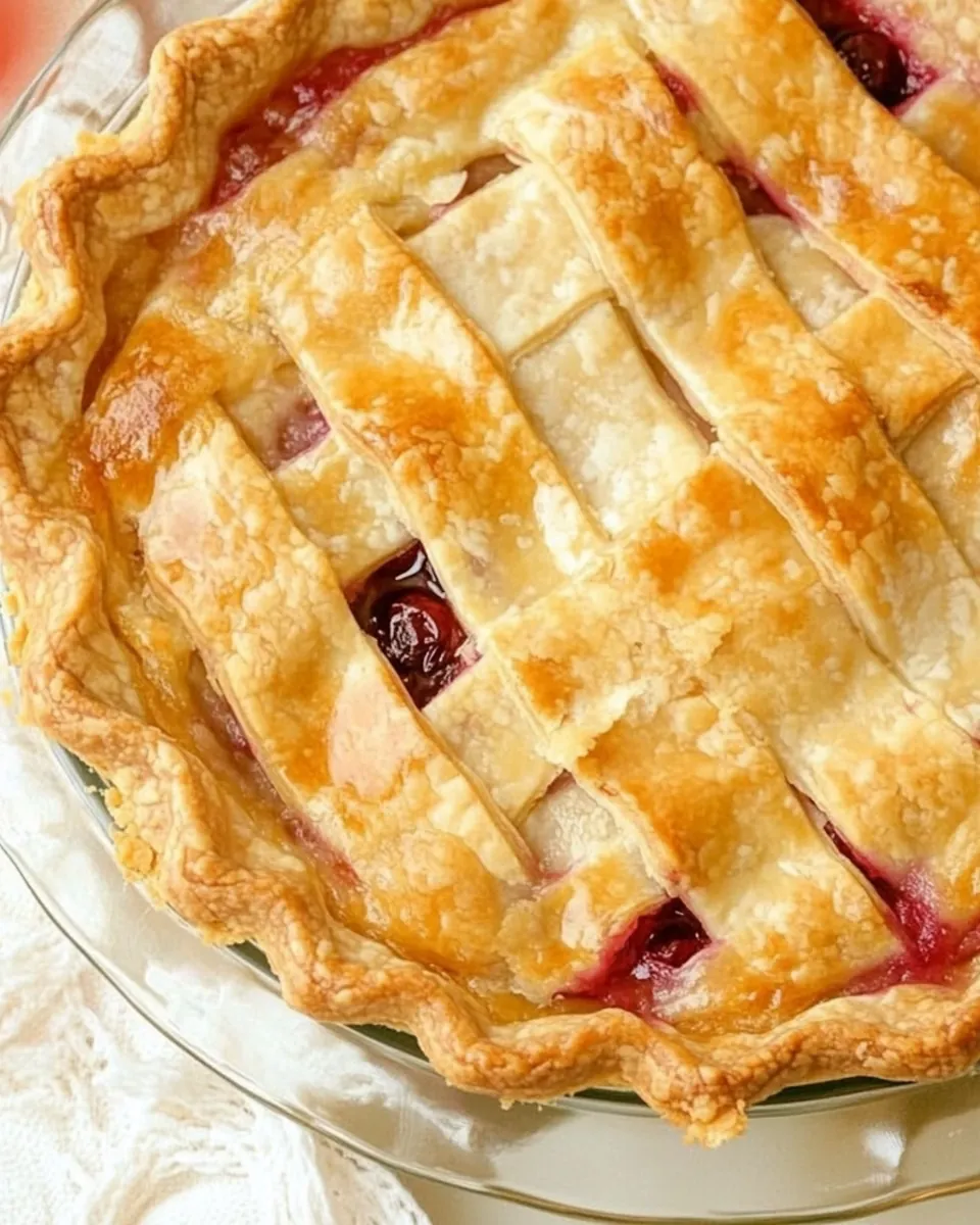Old Fashion Cranberry Orange Pie