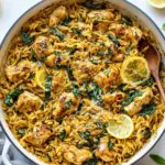One Pan Lemon Chicken Orzo