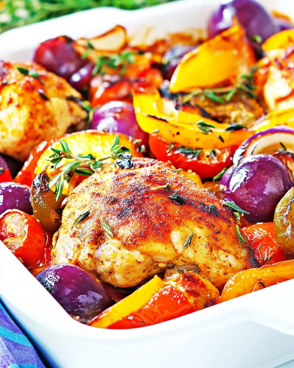 One Pan Mediterranean Chicken