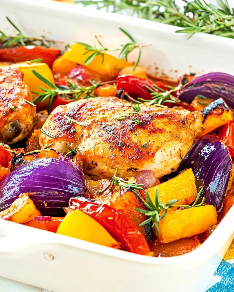 One Pan Mediterranean Chicken