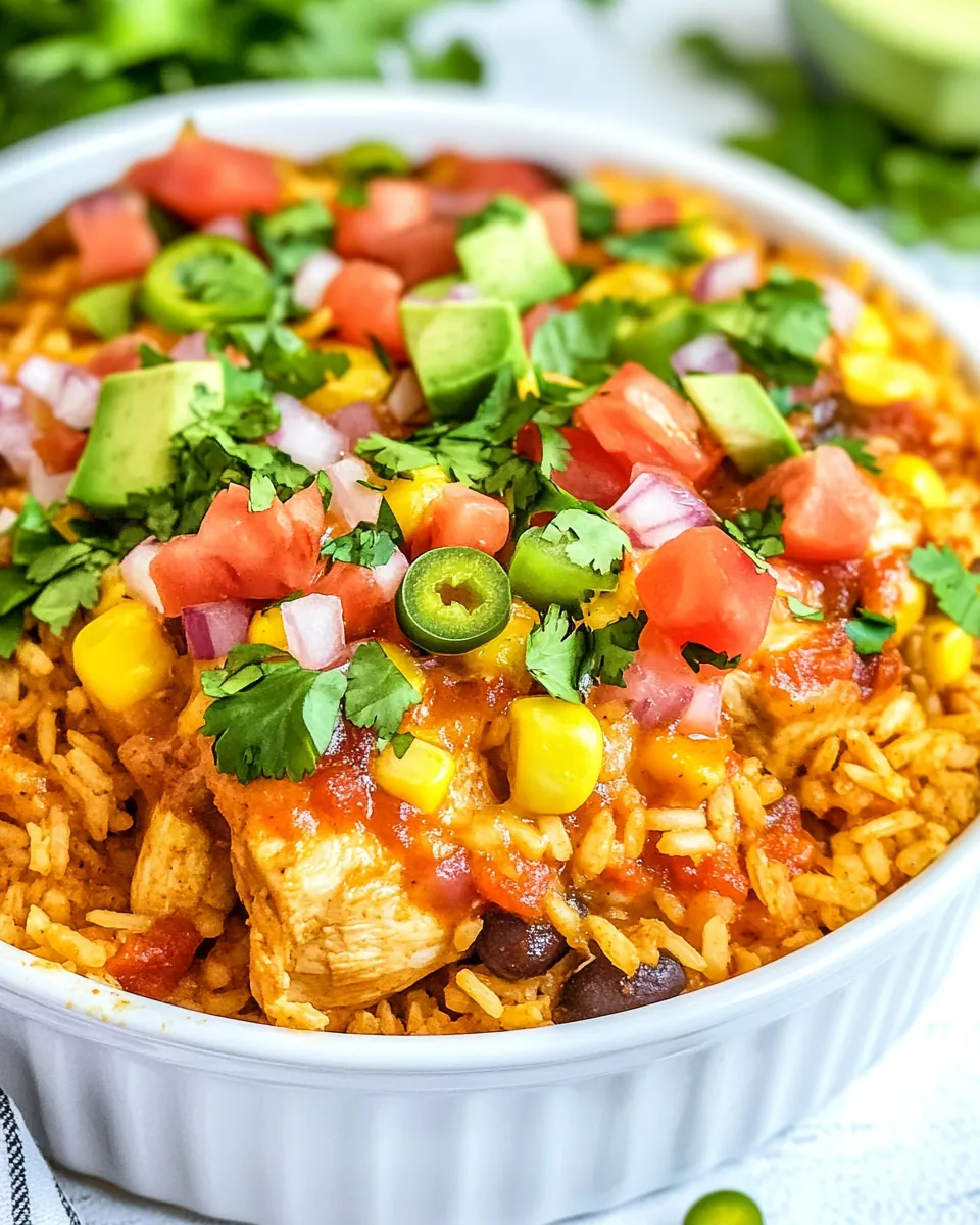 One Pan Mexican Chicken Rice