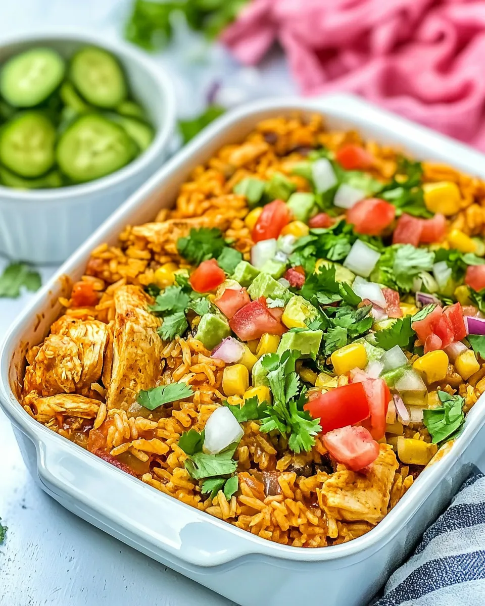 One Pan Mexican Chicken Rice
