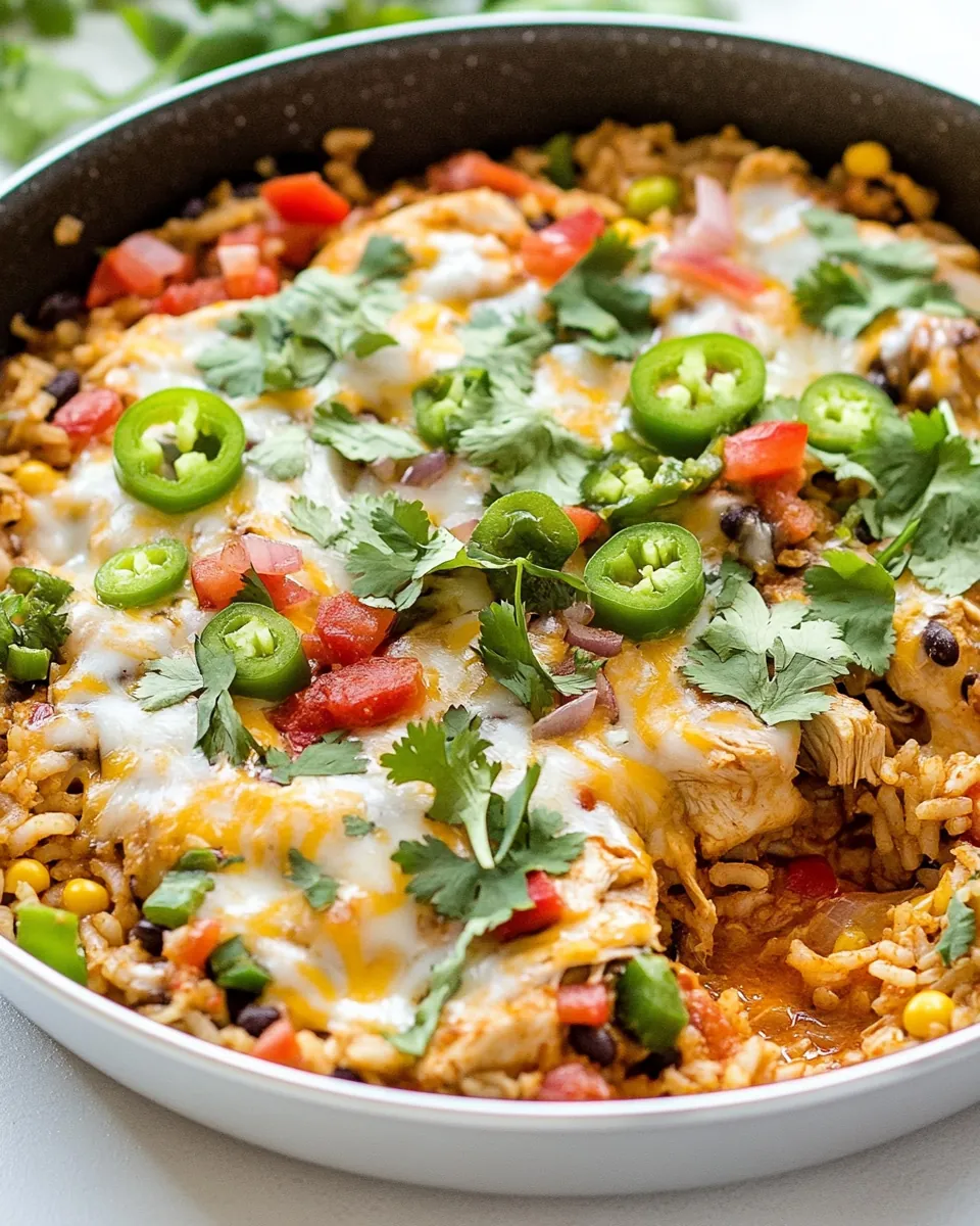 One Pan Mexican Chicken and Rice