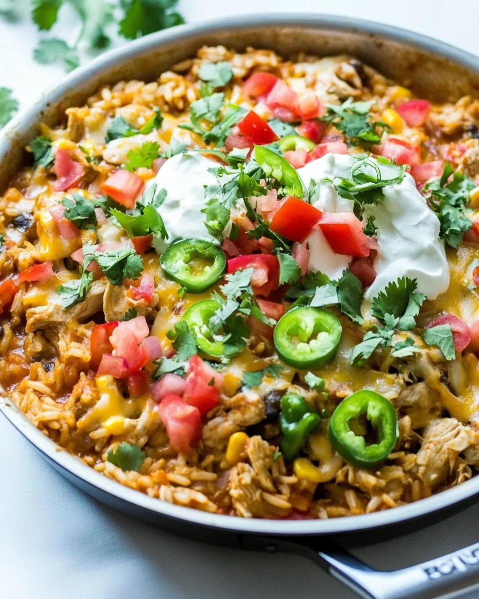 One Pan Mexican Chicken and Rice