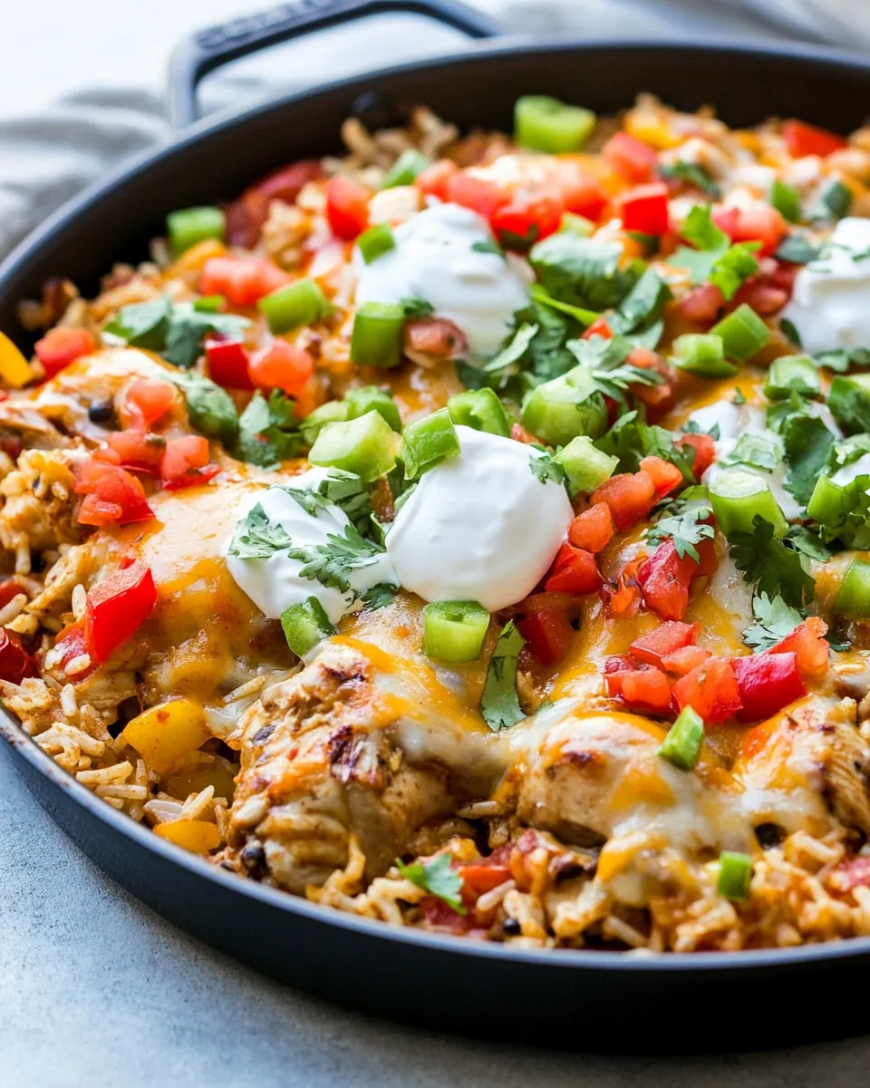 One Pan Mexican Chicken and Rice