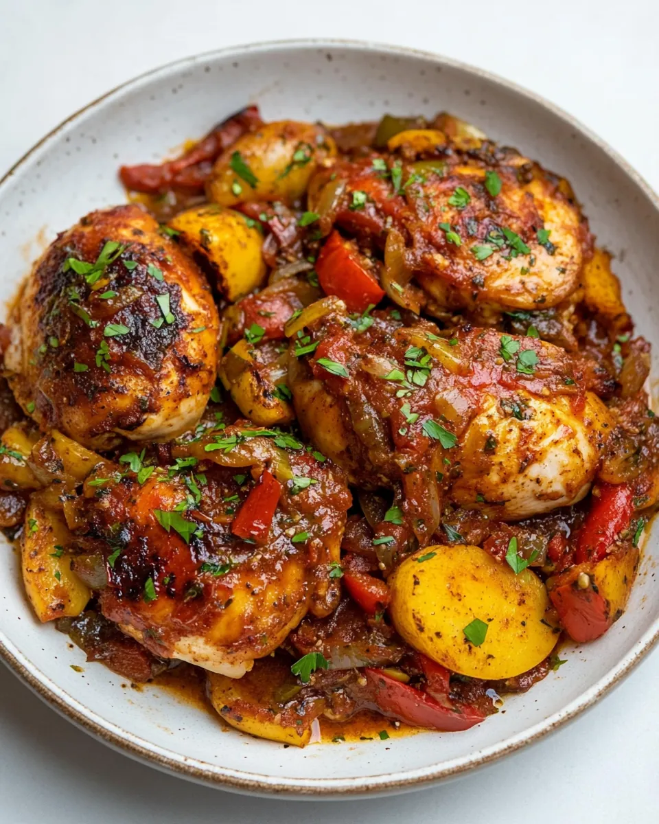 One Pan Rustic Style Italian Chicken