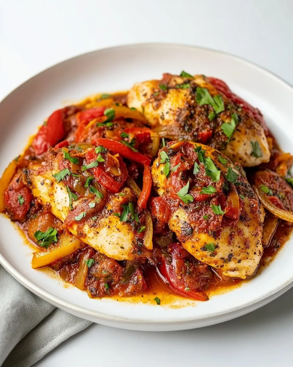One Pan Rustic Style Italian Chicken