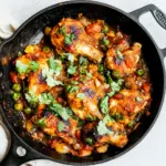 One Pan Sazon Skillet Chicken