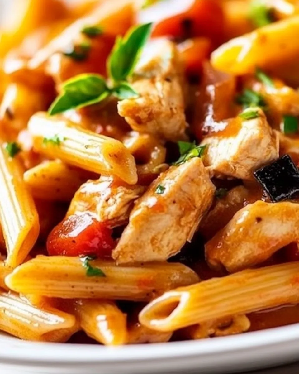 One Pan Southwest Chicken Alfredo Penne