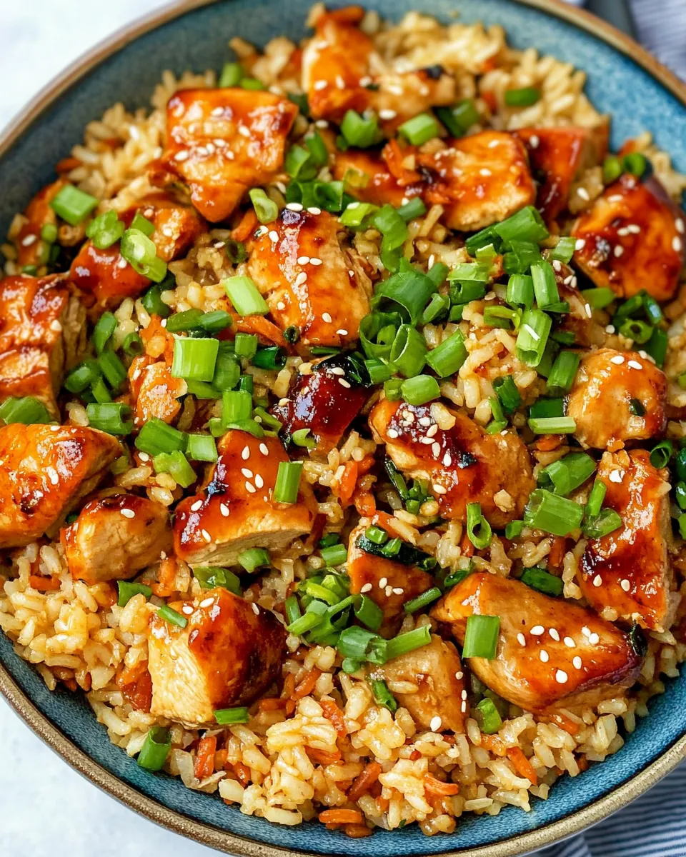 One Pan Teriyaki Chicken and Rice