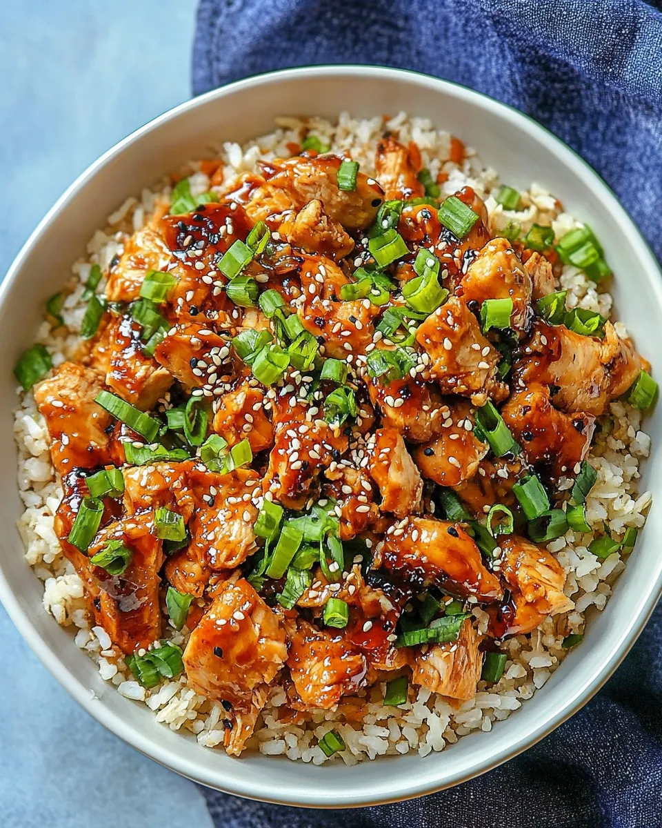 One Pan Teriyaki Chicken and Rice