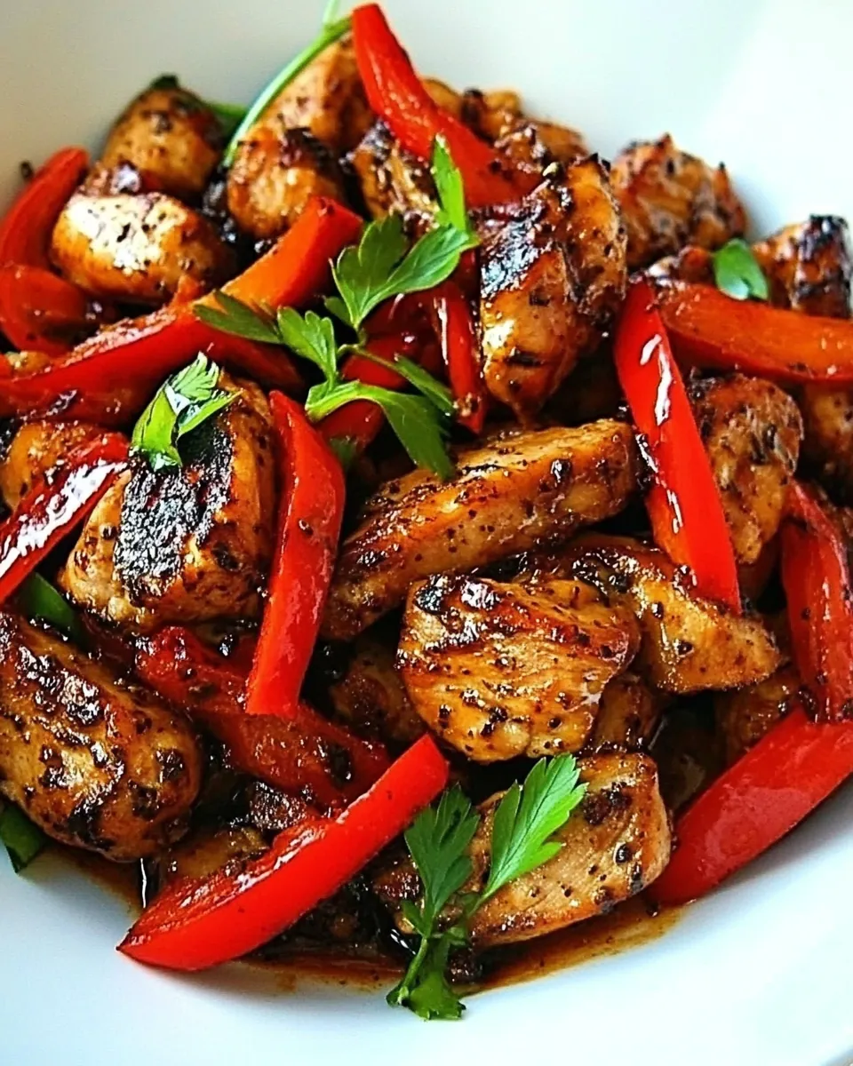 One Pot Black Pepper Chicken