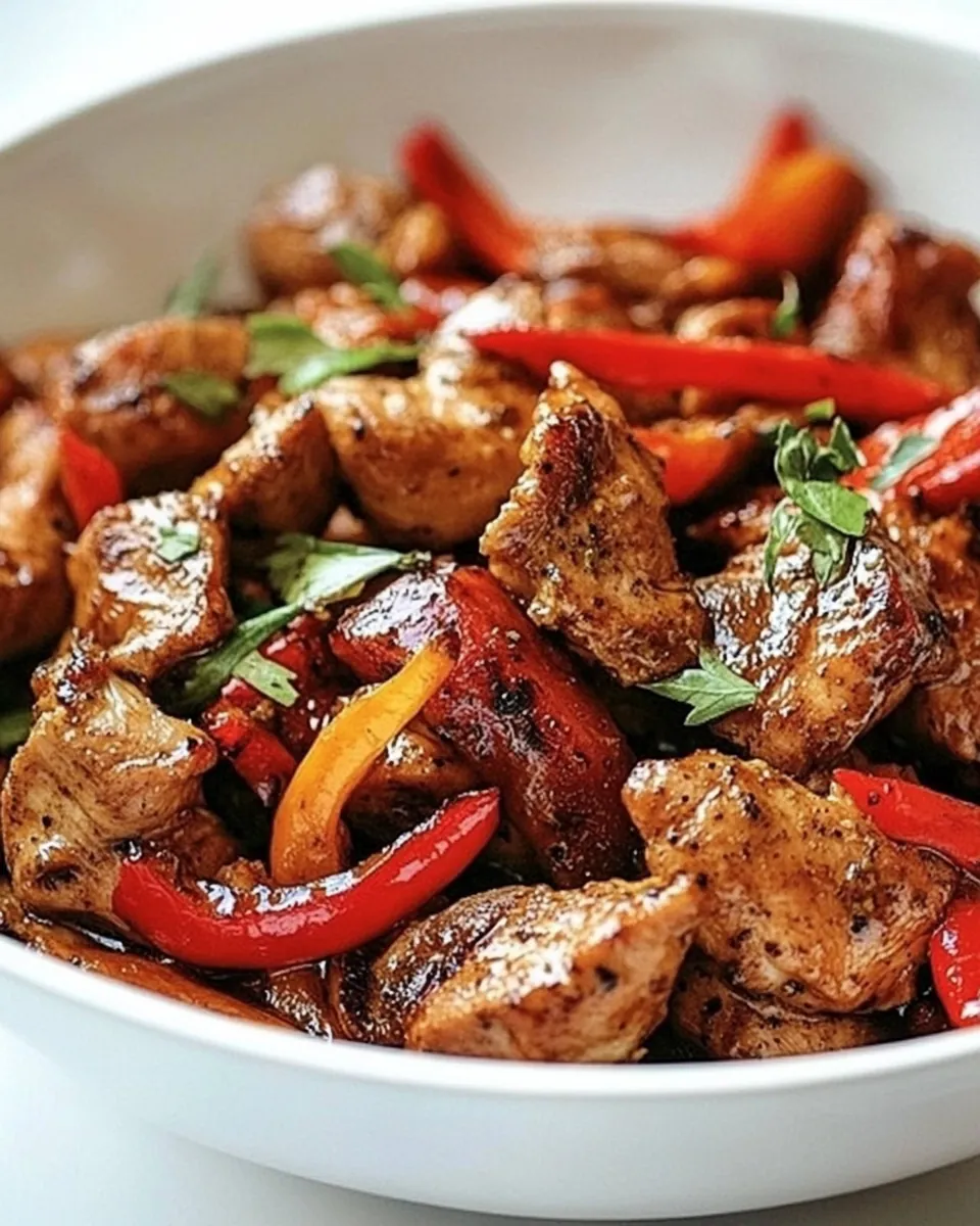 One Pot Black Pepper Chicken