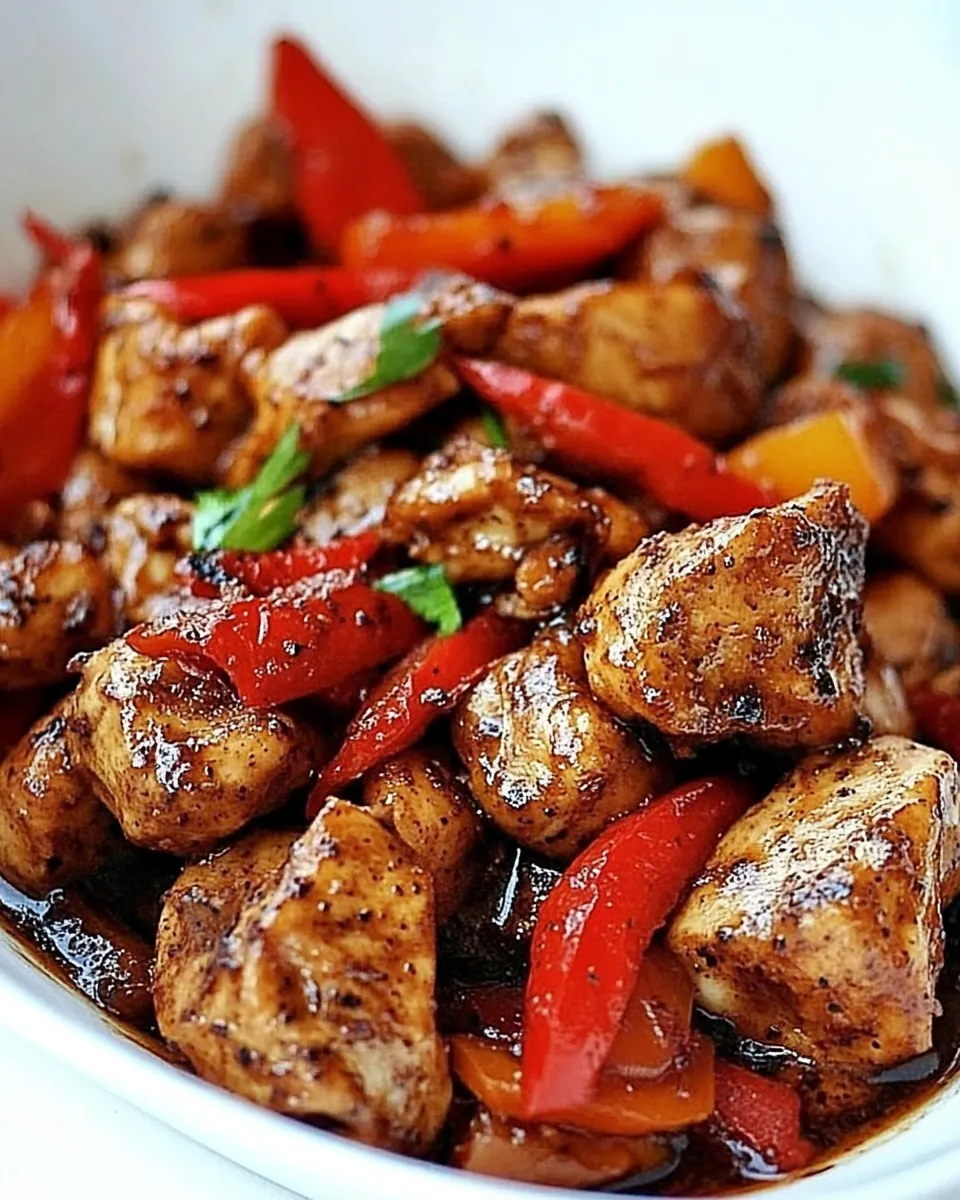 One Pot Black Pepper Chicken