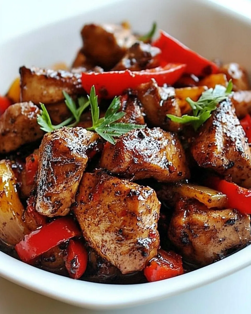 One Pot Black Pepper Chicken