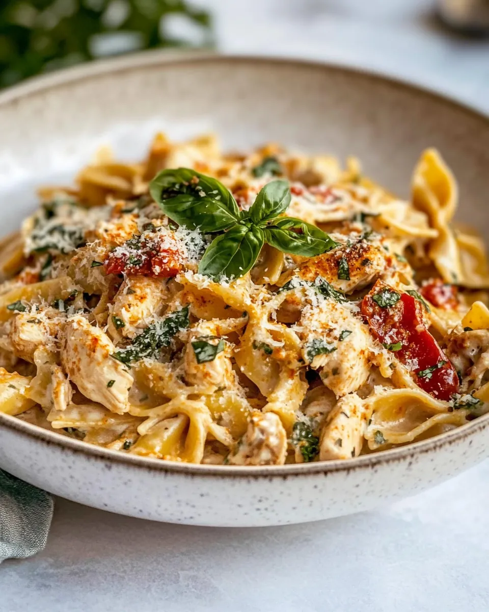 One Pot Cajun Ranch Chicken Pasta