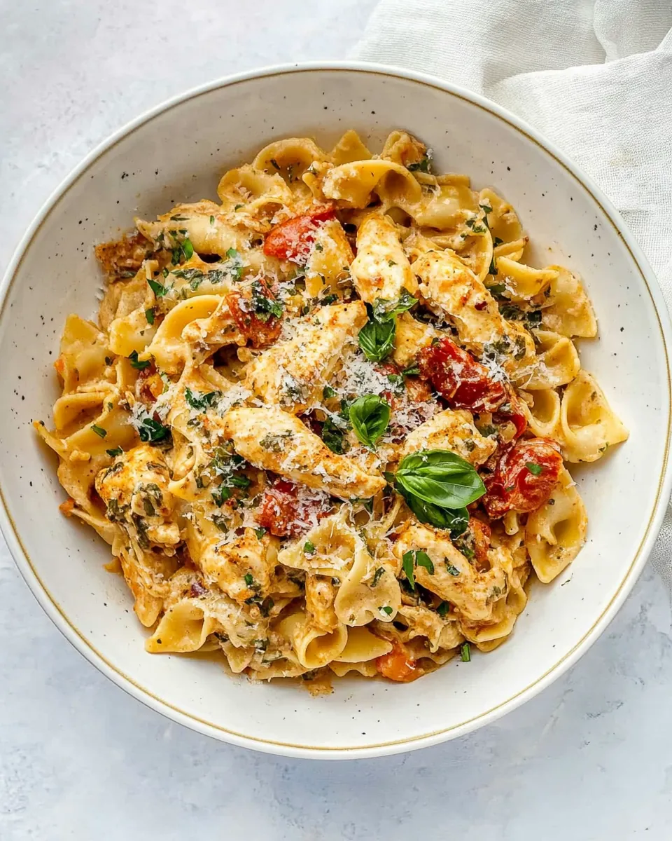 One Pot Cajun Ranch Chicken Pasta