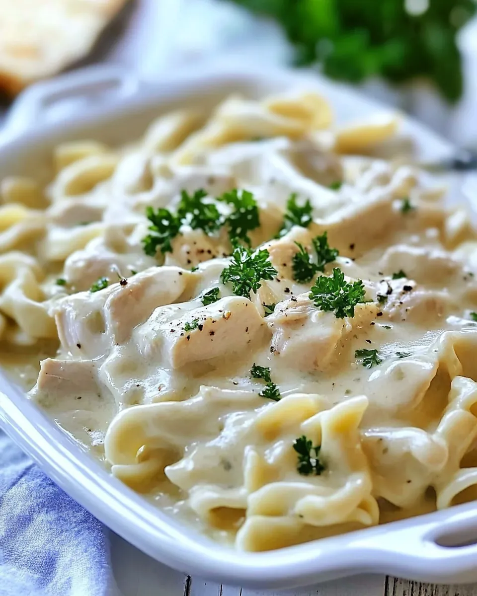 One Pot Chicken Alfredo